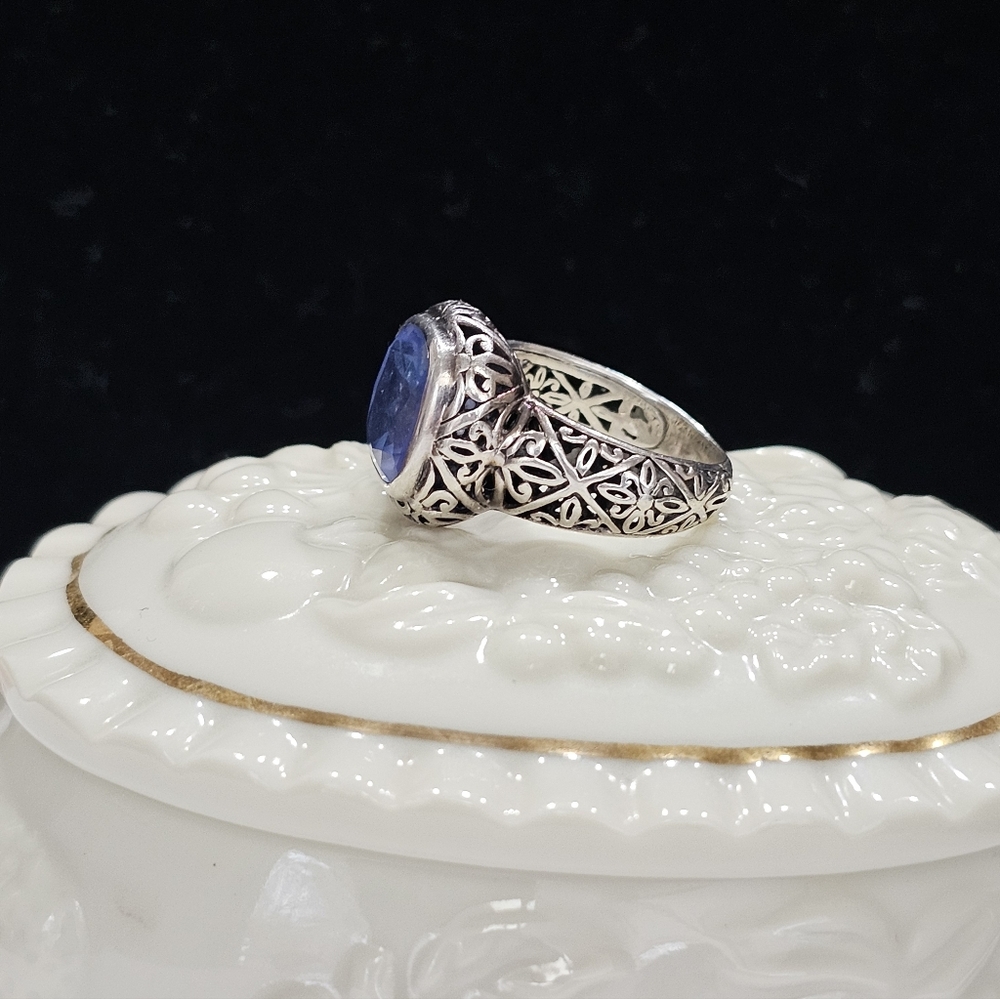 Janice Girardi JGD Vintage Topaz Ring Size 6 - Picture 3 of 10